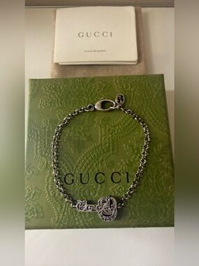 GG Marmont key charm bracelet